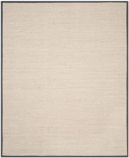 Safavieh Natural Fiber Nf143D Marble / Dark Grey Natural Fiber Area Rug