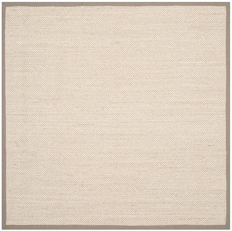 Safavieh Natural Fiber Nf143E Marble / Khaki Rugs.