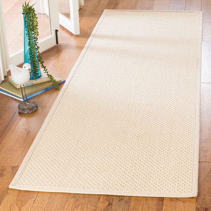 Safavieh Natural Fiber Nf150A Ivory / Light Beige Solid Color Area Rug