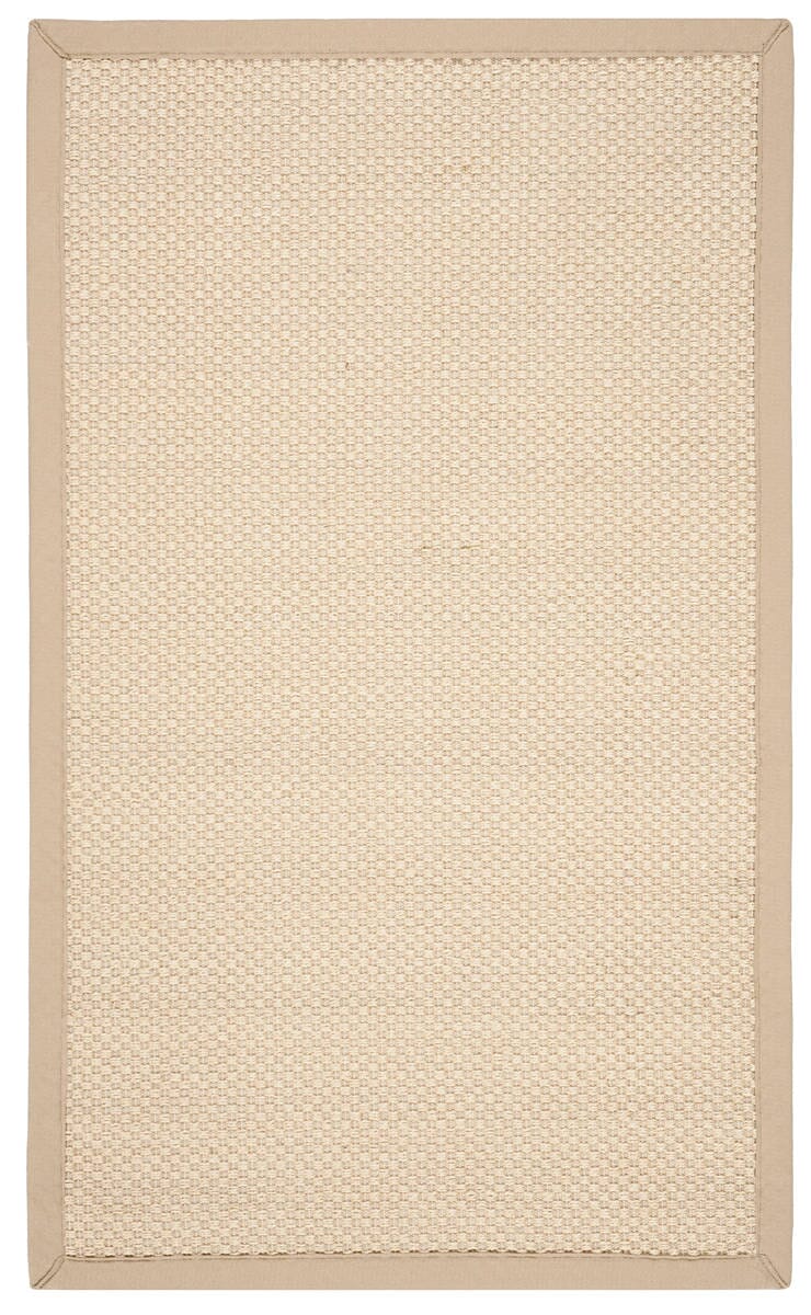 Safavieh Natural Fiber Nf150A Ivory / Light Beige Solid Color Area Rug