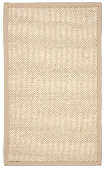 Safavieh Natural Fiber Nf150A Ivory / Light Beige Solid Color Area Rug