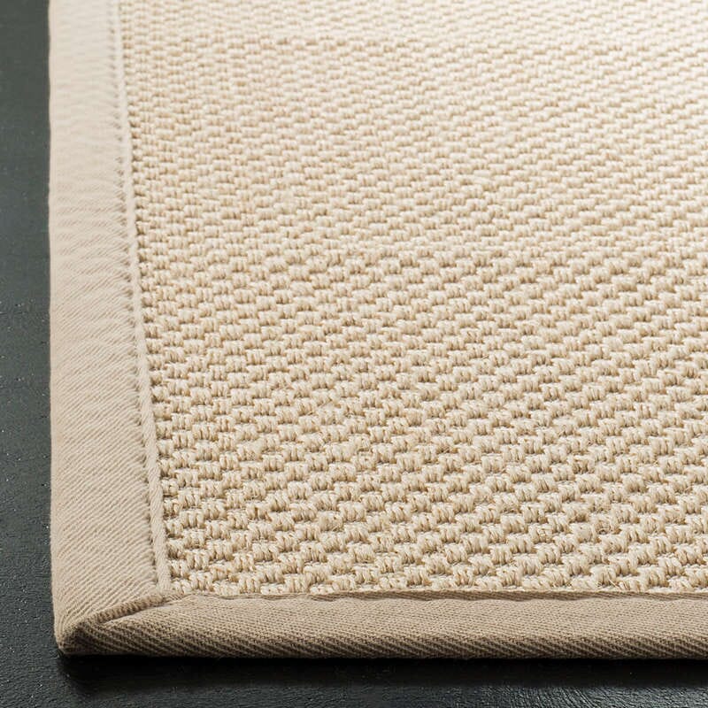 Safavieh Natural Fiber Nf150A Ivory / Light Beige Solid Color Area Rug