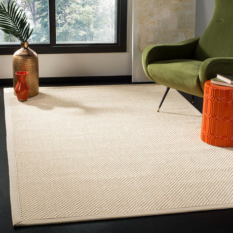 Safavieh Natural Fiber Nf150A Ivory / Light Beige Rugs.