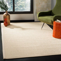 Safavieh Natural Fiber Nf150A Ivory / Light Beige Solid Color Area Rug