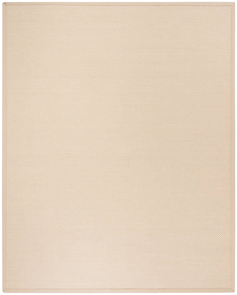 Safavieh Natural Fiber Nf150A Ivory / Light Beige Solid Color Area Rug