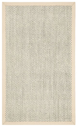 Safavieh Natural Fiber Nf150B Black / Ivory Rugs.