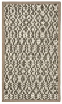 Safavieh Natural Fiber Nf151C Natural / Taupe Solid Color Area Rug