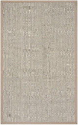Safavieh Natural Fiber Nf151C Natural / Taupe Rugs.