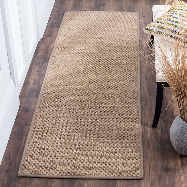 Safavieh Natural Fiber Nf153A Natural / Grey Natural Fiber Area Rug