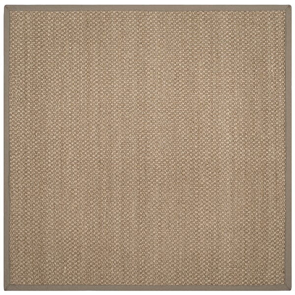 Safavieh Natural Fiber Nf153A Natural / Grey Natural Fiber Area Rug