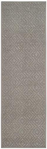 Safavieh Natural Fiber Nf154B Light Grey / Grey Rugs.