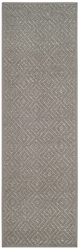 Safavieh Natural Fiber Nf154B Light Grey / Grey Rugs.