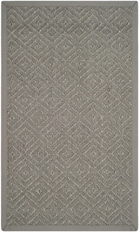 Safavieh Natural Fiber Nf154B Light Grey / Grey Rugs.