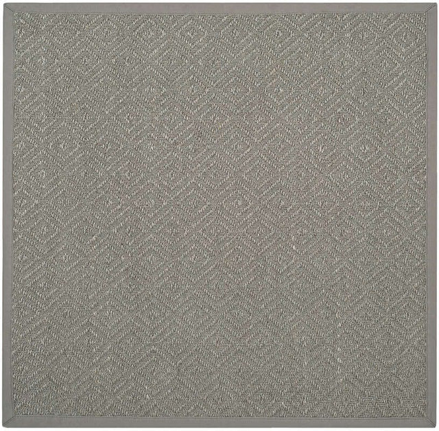 Safavieh Natural Fiber Nf154B Light Grey / Grey Natural Fiber Area Rug