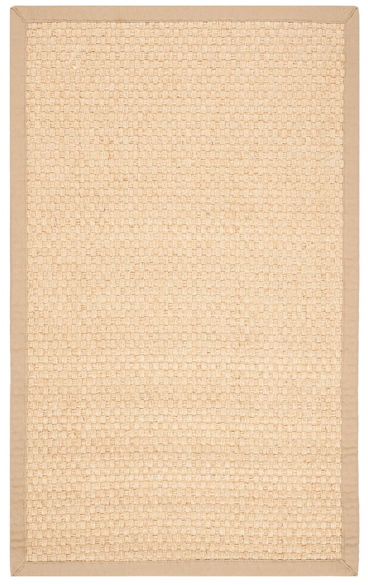 Safavieh Natural Fiber Nf156A Natural / Beige Bordered Area Rug