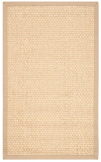 Safavieh Natural Fiber Nf156A Natural / Beige Bordered Area Rug