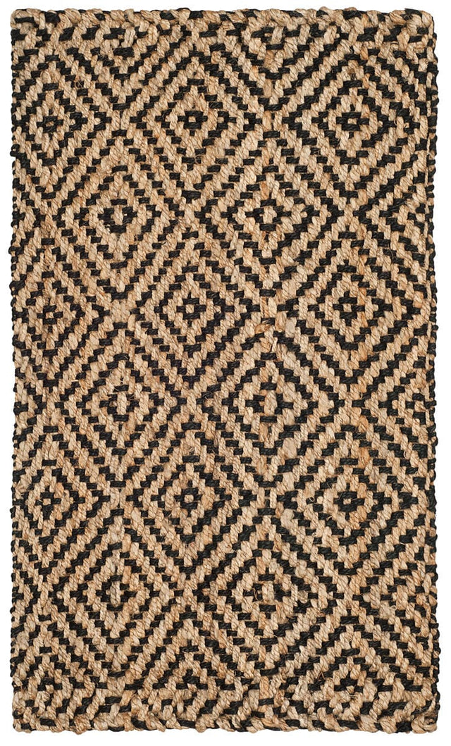 Safavieh Natural Fiber Nf181C Natural/Black Rug.