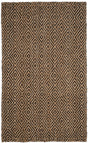 Safavieh Natural Fiber Nf181C Natural/Black Rug.