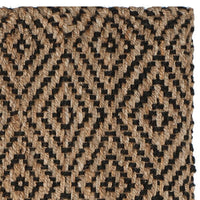 Safavieh Natural Fiber Nf181C Natural / Black Natural Fiber Area Rug