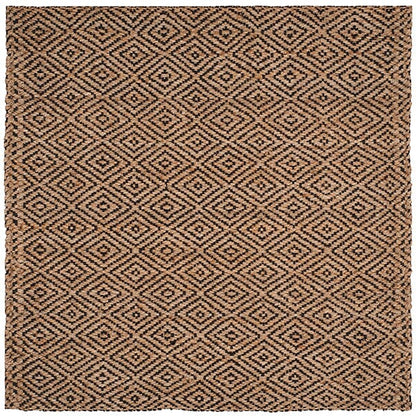 Safavieh Natural Fiber Nf181C Natural / Black Natural Fiber Area Rug