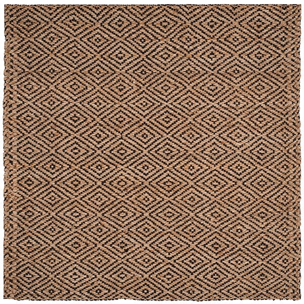 Safavieh Natural Fiber Nf181C Natural/Black Rug.