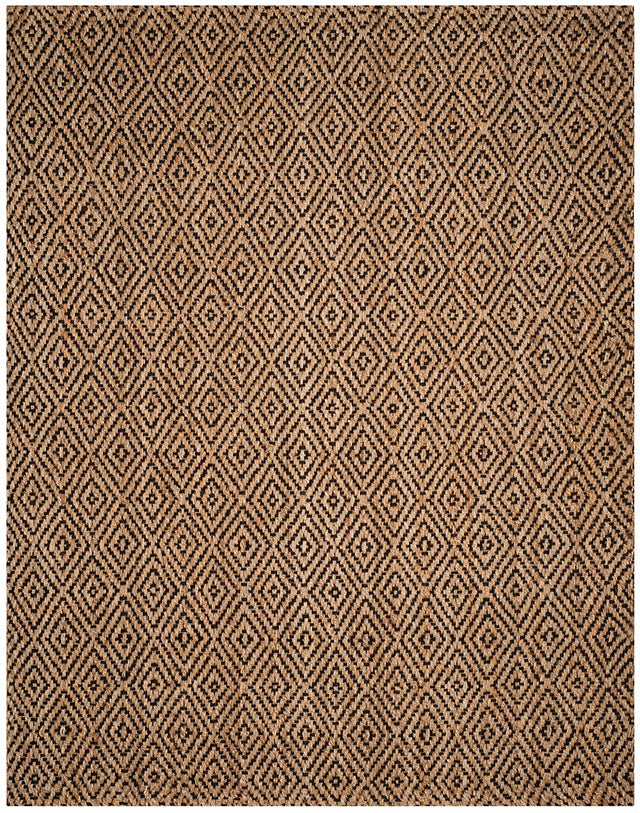 Safavieh Natural Fiber Nf181C Natural/Black Rug.