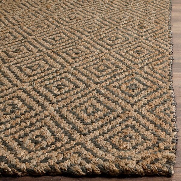 Safavieh Natural Fiber Nf181D Natural/Grey Rug.