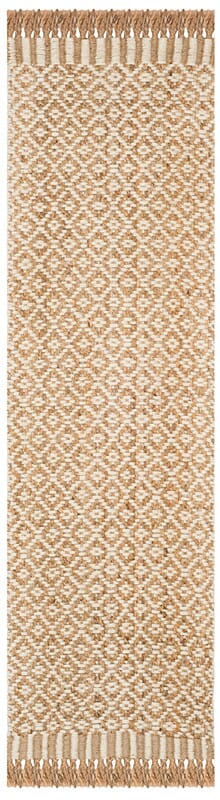 Safavieh Natural Fiber Nf182A Natural / Ivory Geometric Area Rug