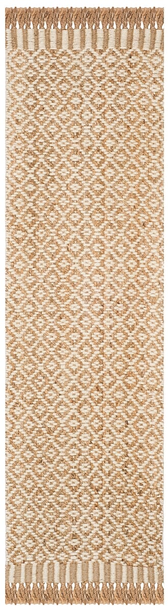 Safavieh Natural Fiber Nf182A Natural / Ivory Geometric Area Rug