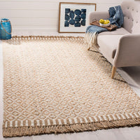 Safavieh Natural Fiber Nf182A Natural / Ivory Geometric Area Rug