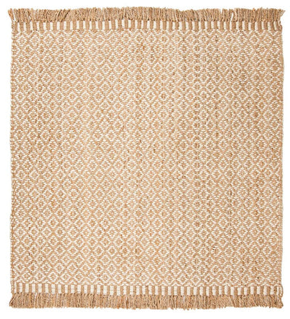 Safavieh Natural Fiber Nf182A Natural / Ivory Geometric Area Rug