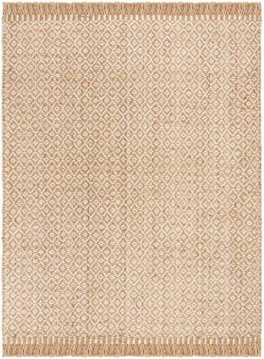 Safavieh Natural Fiber Nf182A Natural / Ivory Geometric Area Rug