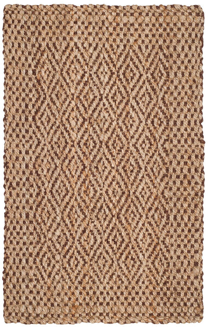 Safavieh Natural Fiber Nf183A Natural / Brown Solid Color Area Rug