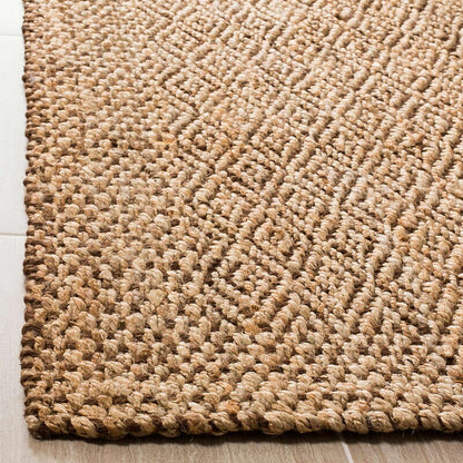 Safavieh Natural Fiber Nf183A Natural / Brown Solid Color Area Rug