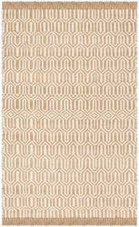 Safavieh Natural Fiber Nf184A Natural / Ivory Geometric Area Rug