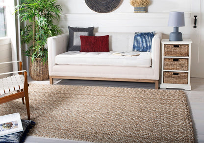 Safavieh Natural Fiber Nf185A Natural / Ivory Area Rug