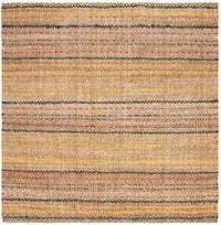 Safavieh Natural Fiber Nf202B Natural / Gold Striped Area Rug