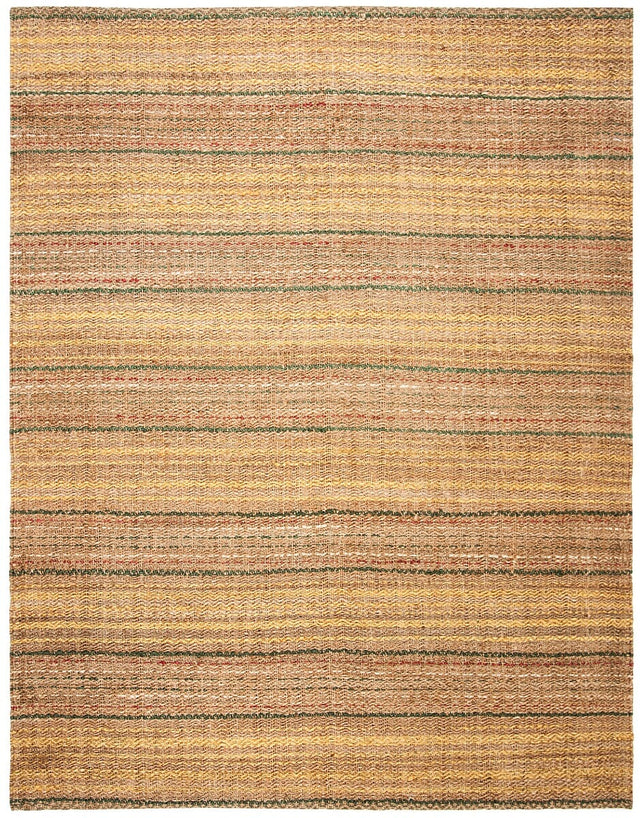 Safavieh Natural Fiber Nf202B Natural / Gold Striped Area Rug