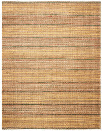 Safavieh Natural Fiber Nf202B Natural / Gold Striped Area Rug