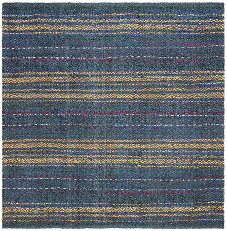 Safavieh Natural Fiber Nf202M Blue/Gold Rug.