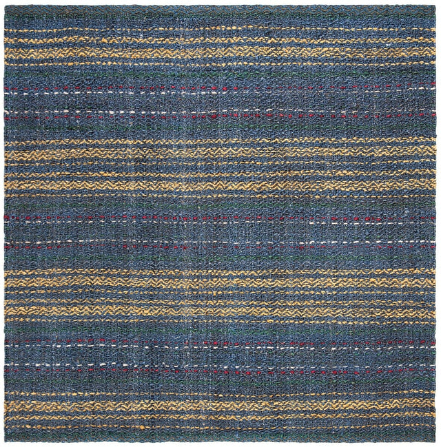 Safavieh Natural Fiber Nf202M Blue/Gold Rug.