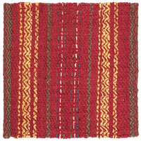 Safavieh Natural Fiber Nf202Q Red / Gold Striped Area Rug