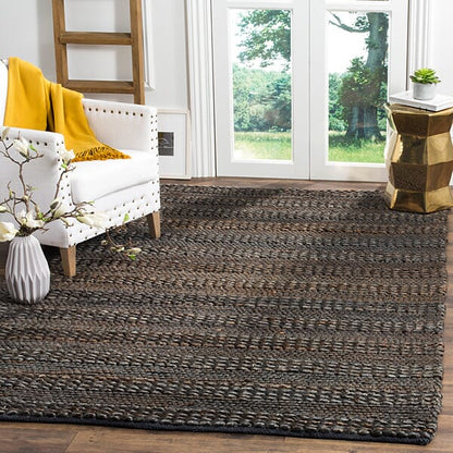 Safavieh Natural Fiber Nf212C Charcoal Natural Fiber Area Rug