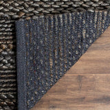 Safavieh Natural Fiber Nf212C Charcoal Rug.