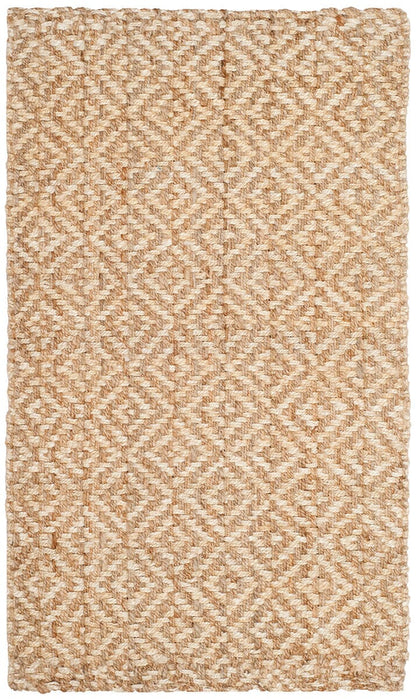 Safavieh Natural Fiber Nf261A Ivory / Natural Geometric Area Rug