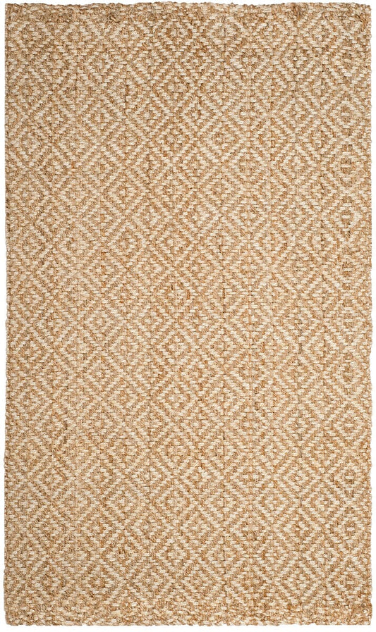 Safavieh Natural Fiber Nf261A Ivory / Natural Geometric Area Rug