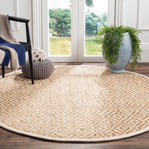 Safavieh Natural Fiber Nf261A Ivory / Natural Geometric Area Rug