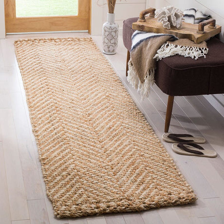 Safavieh Natural Fiber Nf264A Ivory / Natural Rugs.