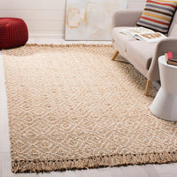 Safavieh Natural Fiber Nf266A Ivory / Natural Geometric Area Rug