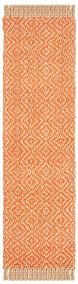 Safavieh Natural Fiber Nf266B Orange / Natural Rugs.